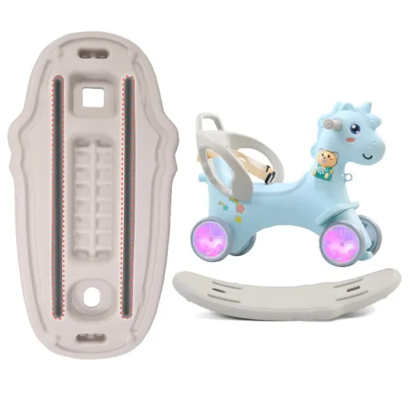 Ride on horses Boutique Children Multifunctional Plastic Rocking Horse Toys Twister Car - 图片 2