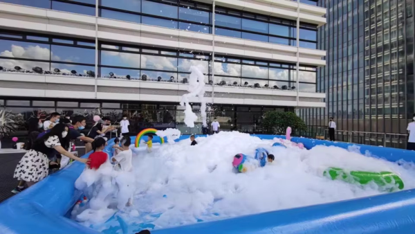 10m x 8m Water Zorb Ball Inflatable Pool Large Water Park Inflatable pool for event large inflatable pool for kids  inflatable water pool Inflatable Square Water Pool Giant Inflatable Swimming Pool - 图片 2