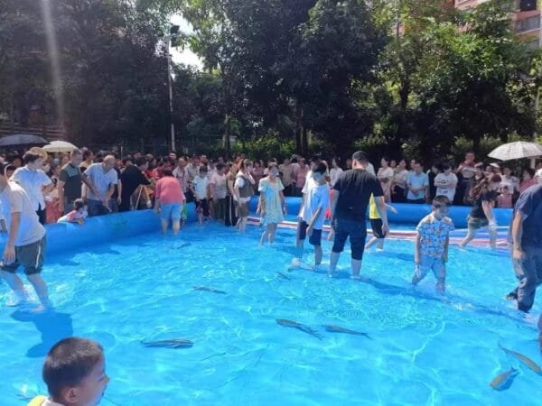 10m x 10m Inflatable pool for event Commercial Grade water park equipment large inflatable pool for kids inflatable water pool Inflatable Square Water Pool - 图片 2