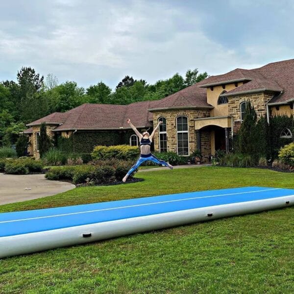 4m x 2m x 10cm Air track Tumbling Mat Inflatable Air Track Exercise Gymnastics Mat - 图片 5