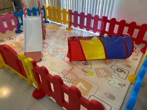 Kids Party Center Indoor Children Playground Home kids play center Kids Party Center Kindergarten Play Center Safety Play Center Plastic Playpen Fence Kids Plastic Slide Kids Play Tunnel - 图片 2