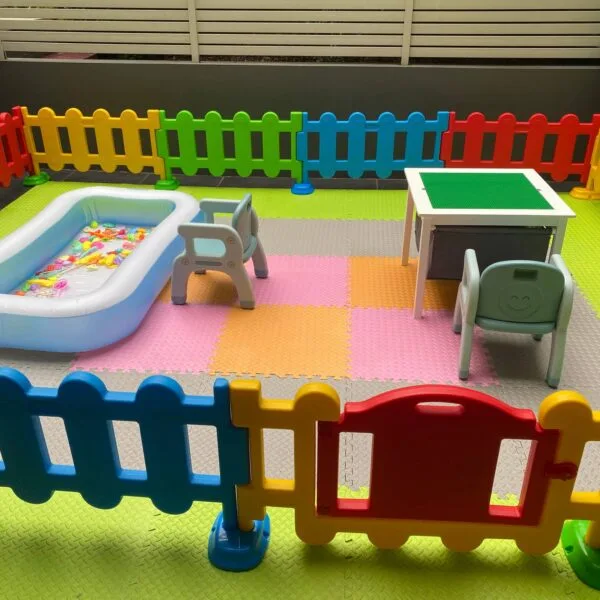 Home kids play center Kids Party Center Kids Party Center Kindergarten Play Center Safety Play Center Building block table Magnetic Fishing Game Set 12m2