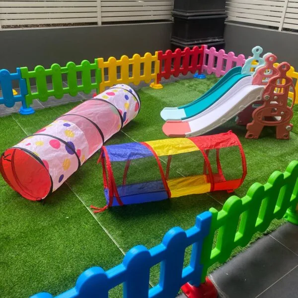 12m2 Outdoor Children Playground Kids Party Center Home kids play center Kids Party Center Kindergarten Play Center Safety Play Center Kids Plastic Slide Crawl Tunnel for Kid