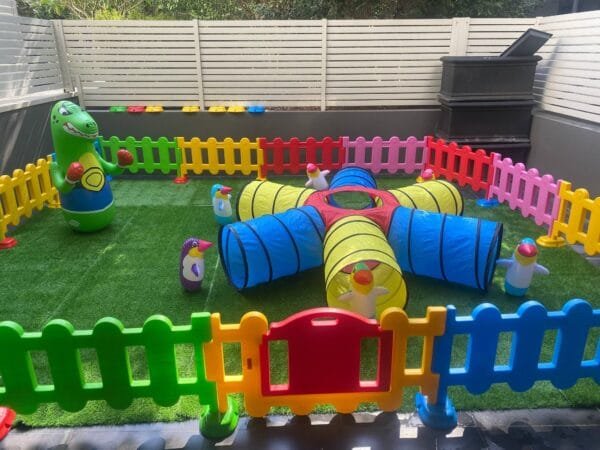 Outdoor kids play center Kids Party Center Kids Party Center Kindergarten Play Center Safety Play Center Children's crawl tunnel Inflatable Tumbler Inflatable Penguin Tumbler 16m2 - 图片 2