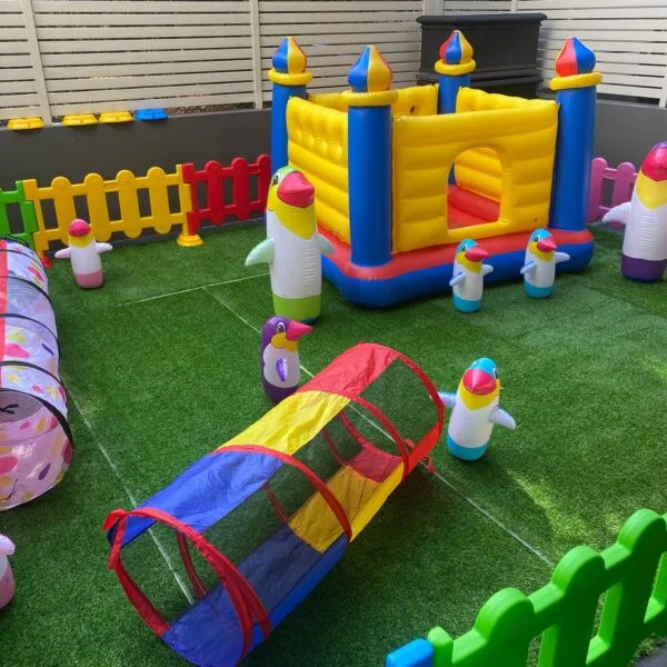 16m2 Home kids play center Kids Party Center Kids Party Center Kindergarten Play Center Safety Play Center Children's Castle Bouncer Kids Play Tunnel Inflatable Penguin Tumbler