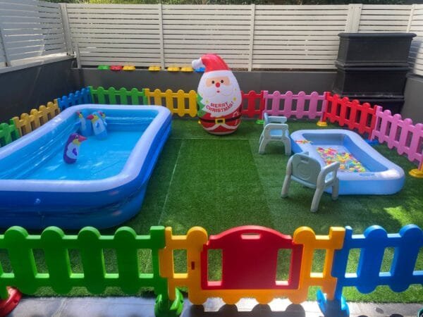 16m2 Home kids play center Kids Party Center Kids Party Center Kindergarten Play Center Safety Play Center Inflatable Swimming Pool Magnetic Fishing Game Inflatable Penguin Tumbler Inflatable Punching Bag - 图片 2