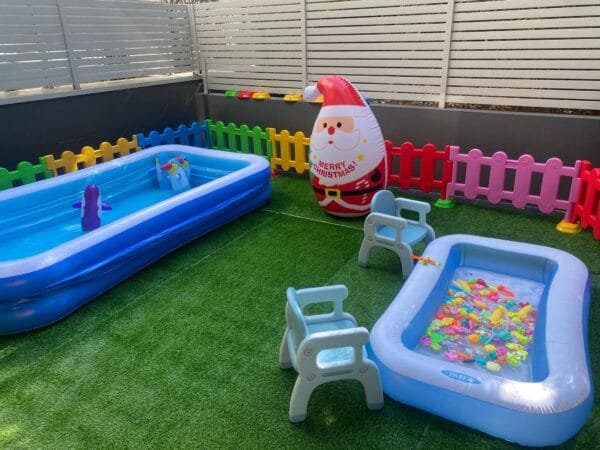 16m2 Home kids play center Kids Party Center Kids Party Center Kindergarten Play Center Safety Play Center Inflatable Swimming Pool Magnetic Fishing Game Inflatable Penguin Tumbler Inflatable Punching Bag - 图片 4